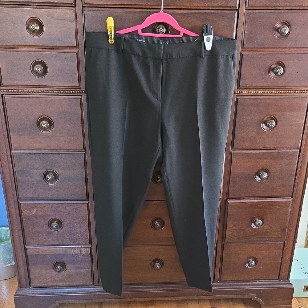 Talbot's Hampshire Ankle Pant Size 20W Black. NWOT